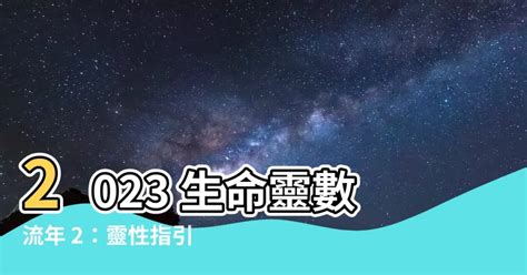 生命靈數流年2023